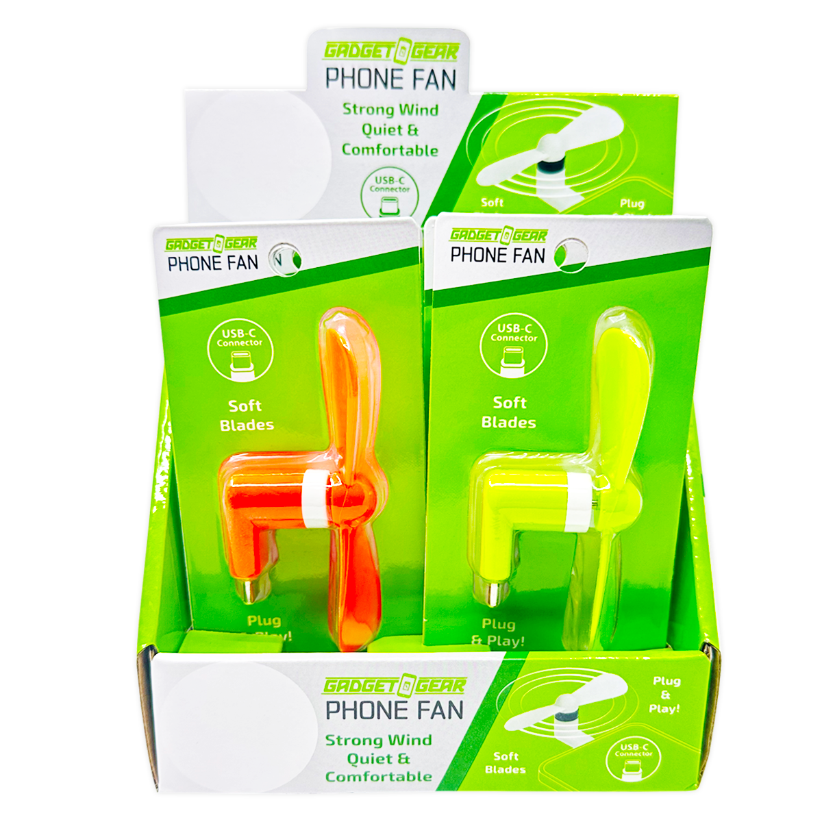 USB-C Cell Phone Fan Attachment