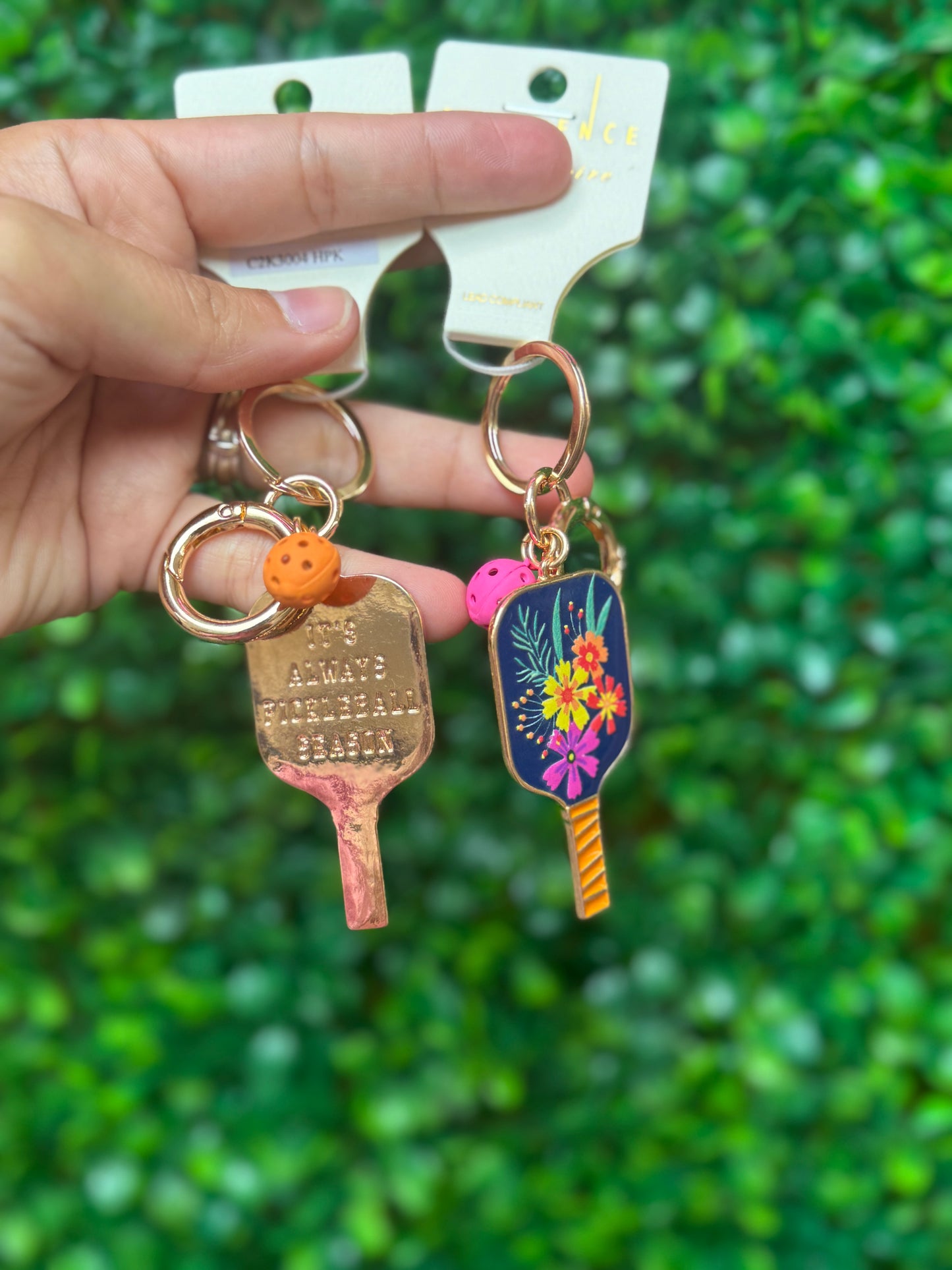 Pickle Ball Bag Charm & Key Chain