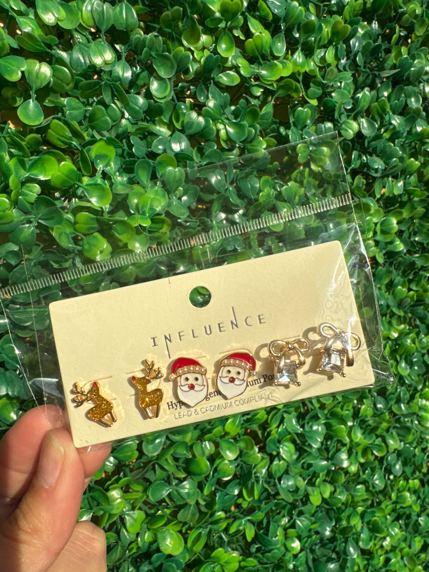 Christmas 3pk Stud Earrings