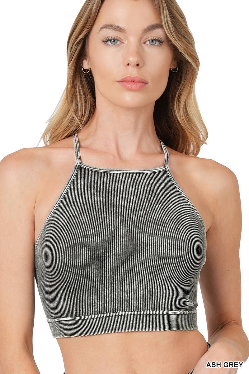 Washed Seamless Tank Top