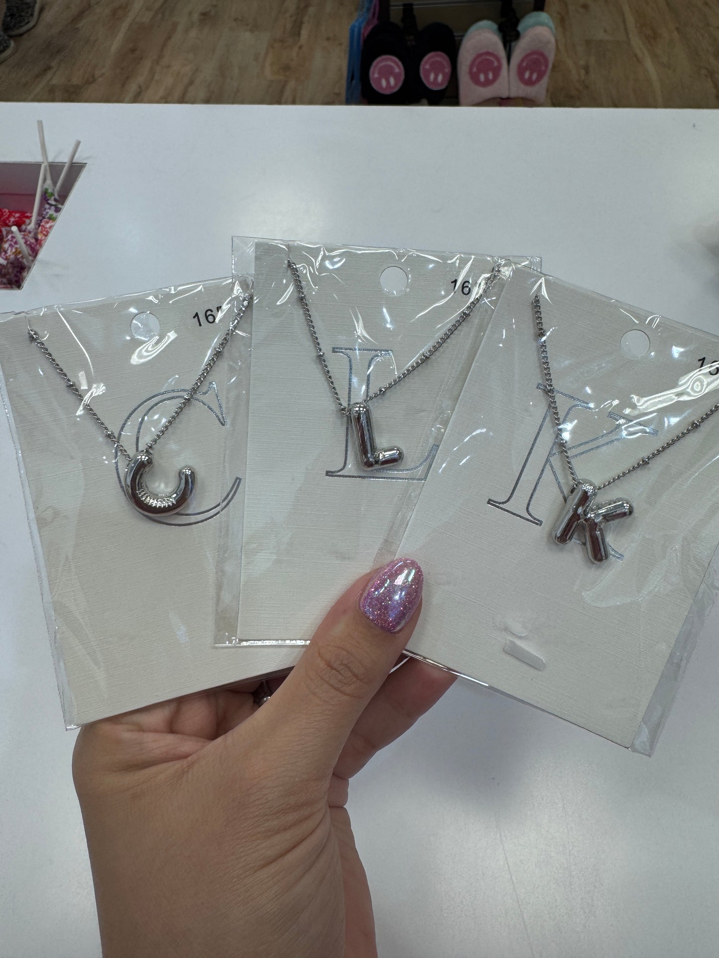 Chunky Letter Necklace