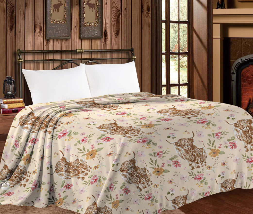 Highland Cows- Queen MIA Throw Blanket