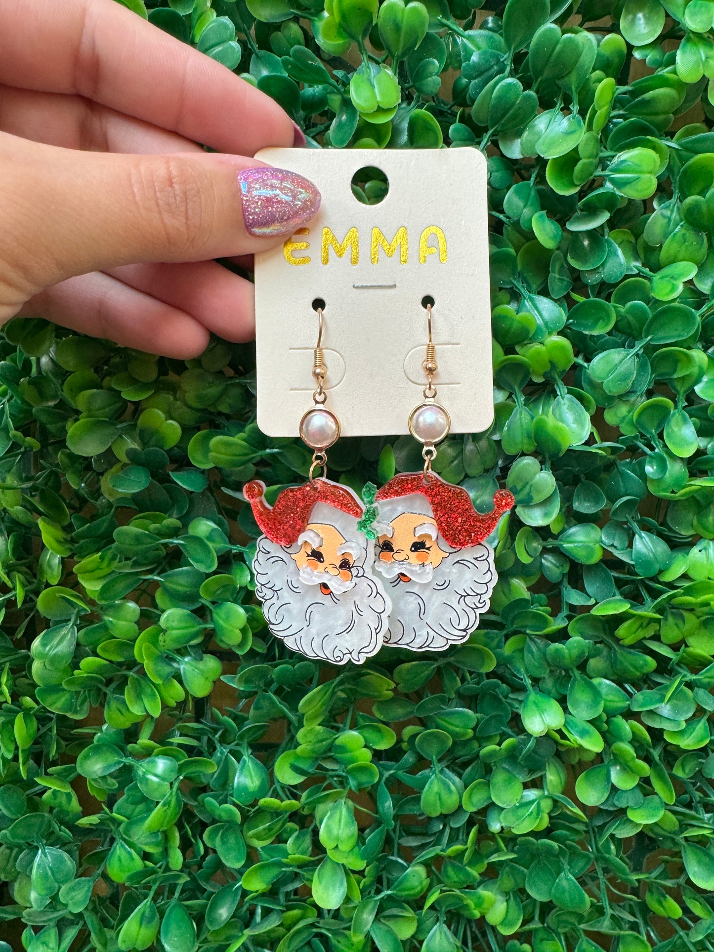 Santa Earrings