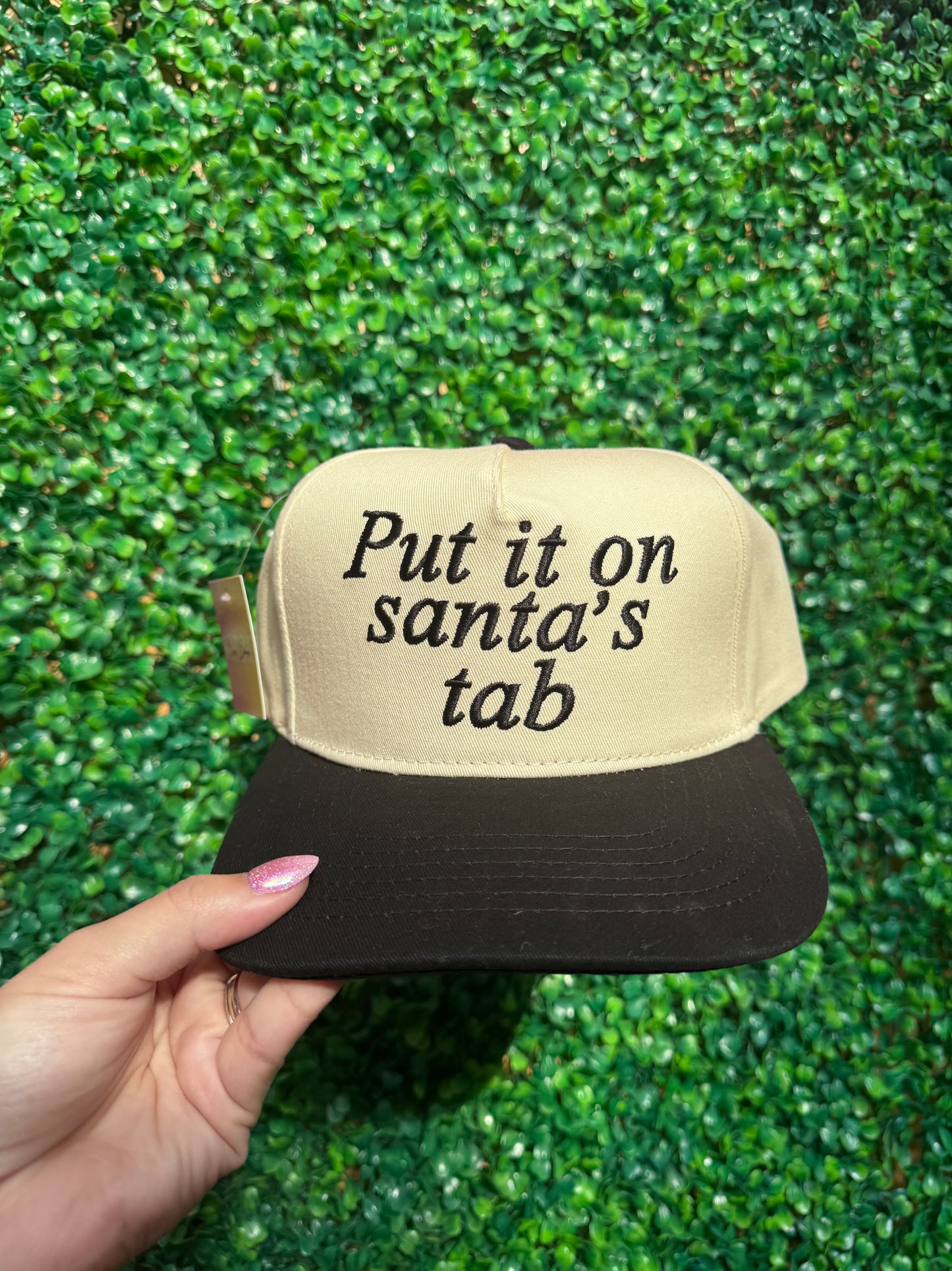 Put It On Santa's Tab Trucker Hat