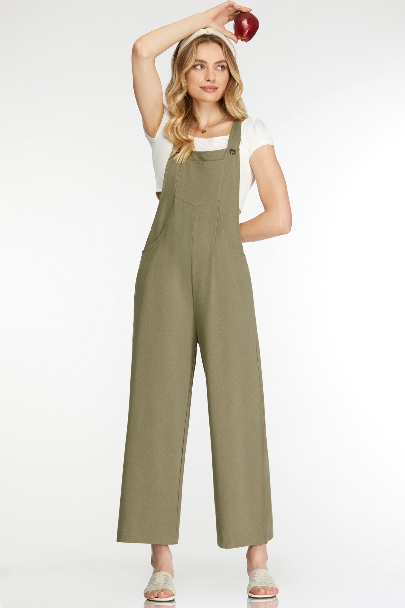 *Woven Overall Jumpsuit