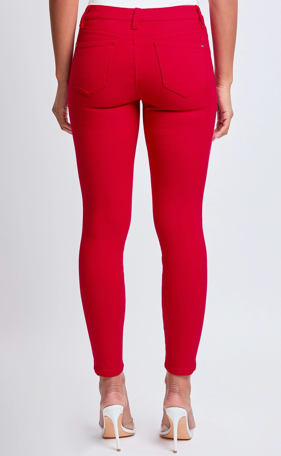 *True Red Mid-Rise Skinny Jeans