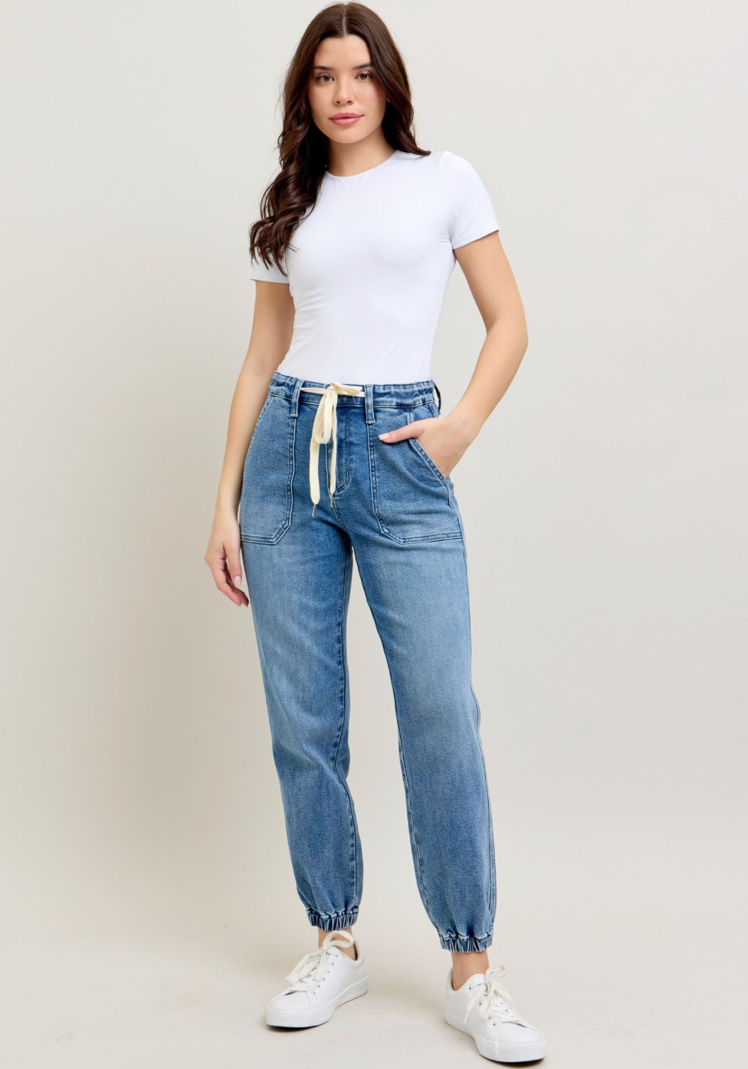 *Annie High Waist Judy Blue Joggers