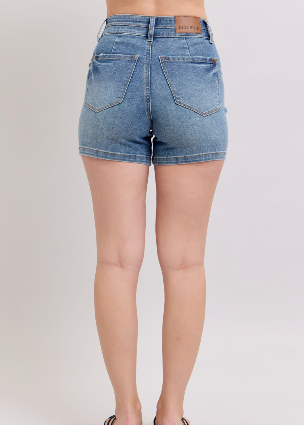 *Breanna High Rise Tummy Control Judy Blue Shorts