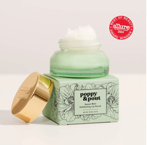 Poppy & Pout Lip Scrub- Sweet Mint