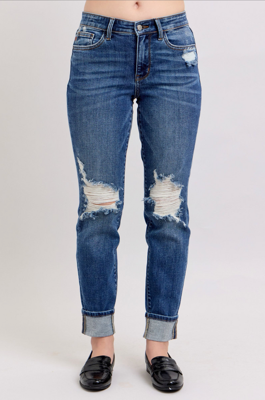 Jackie High Waist Boyfriend Judy Blue Jeans (Copy)