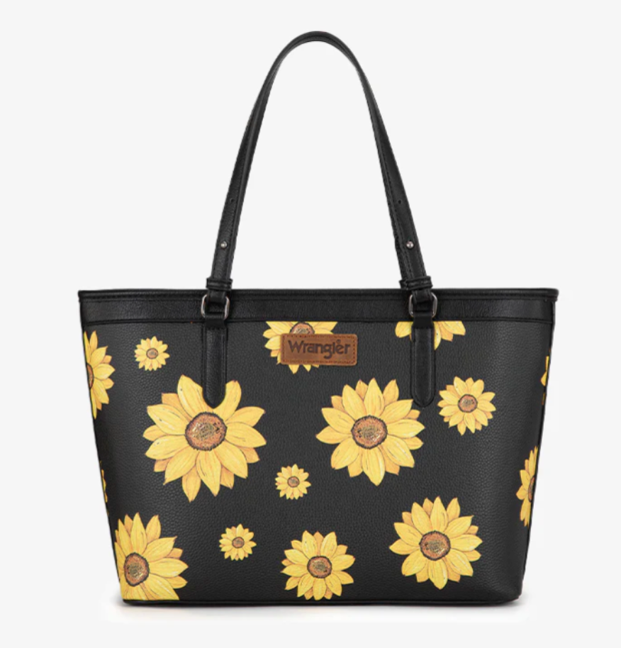 Wrangler Sunflower Print Tote Bag