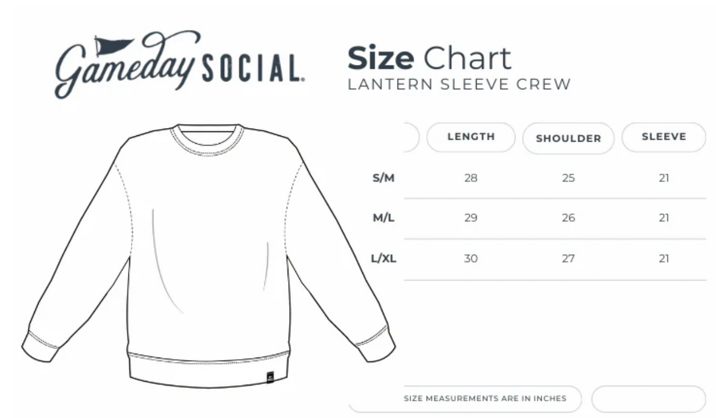 K-State Ritter Repeat Lantern Sleeve Crew