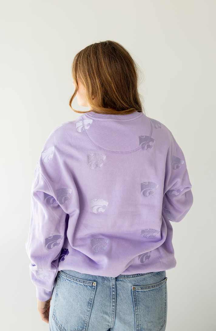 K-State Ritter Repeat Lantern Sleeve Crew