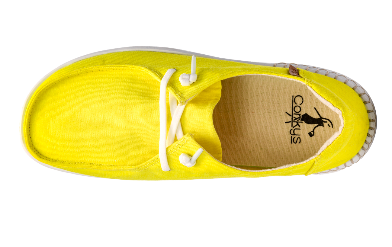 Corky's Yellow Neon Kayak 2 Shoes