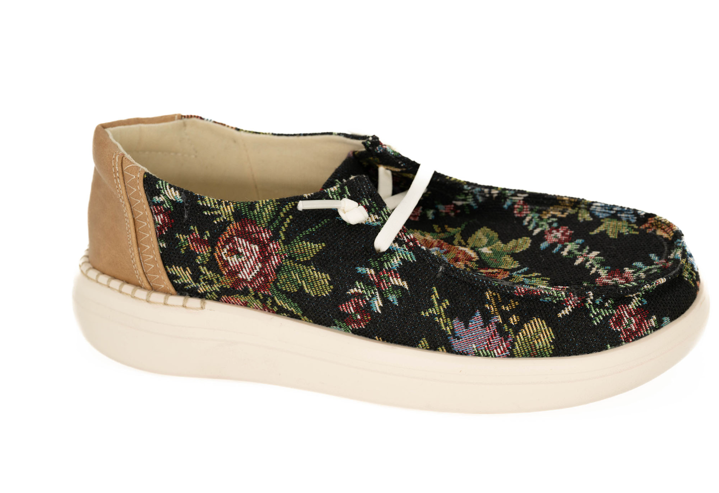 Corky's Black Floral Kayak 2 Shoes