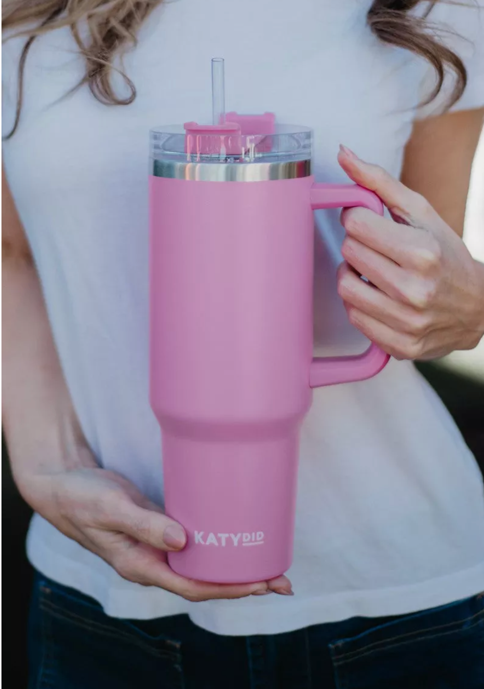 Solid Light Pink 38oz Tumbler