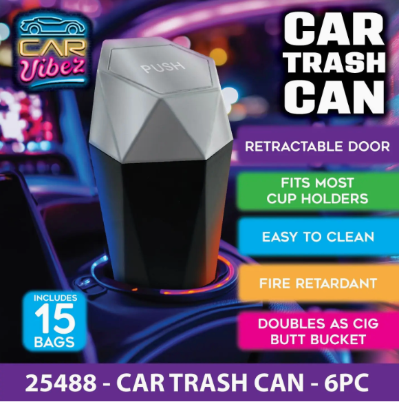 Mini Car Trash Can