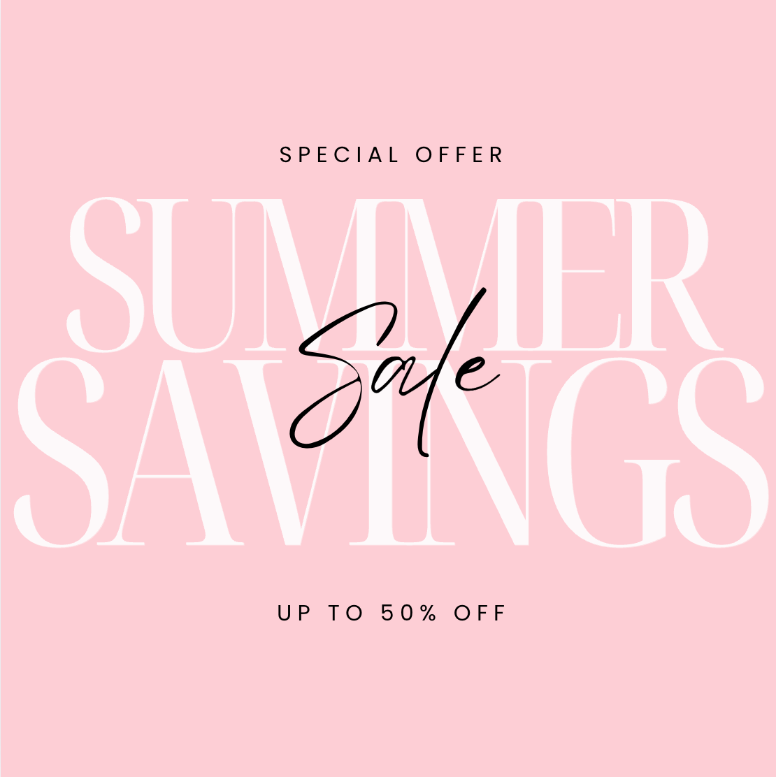Summer Savings Sale!