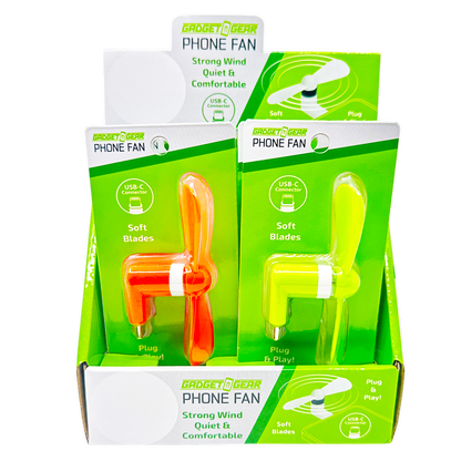 USB-C Cell Phone Fan Attachment