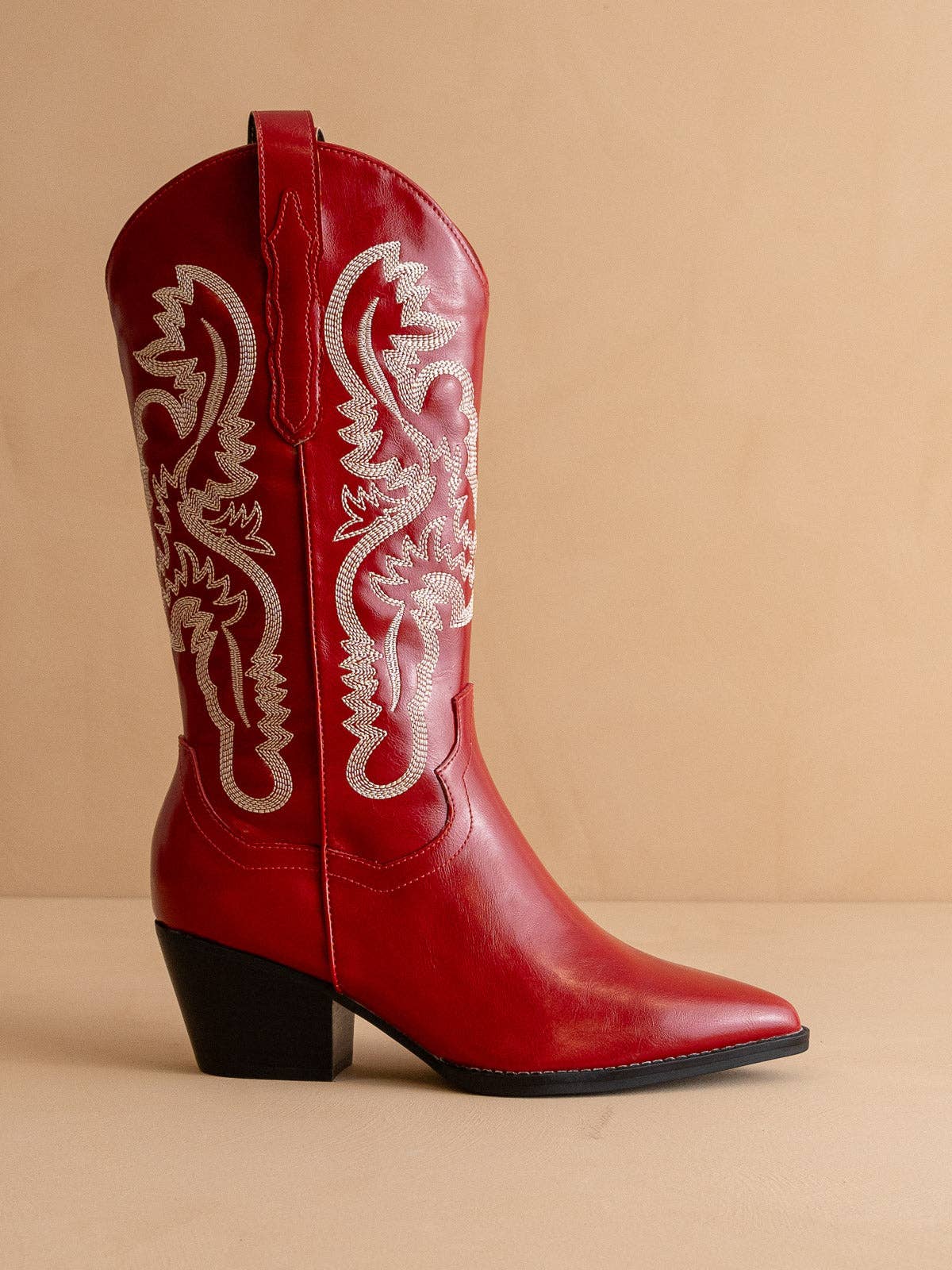 Cherry Classic Western Boot