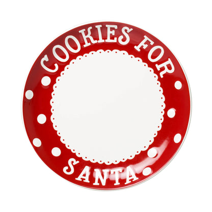 Christmas Santa's Milk Jug, Plate and Dear Santa Notepad Set