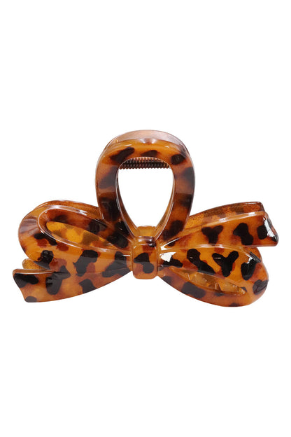 Tortoiseshell Ribbon Hair Clip