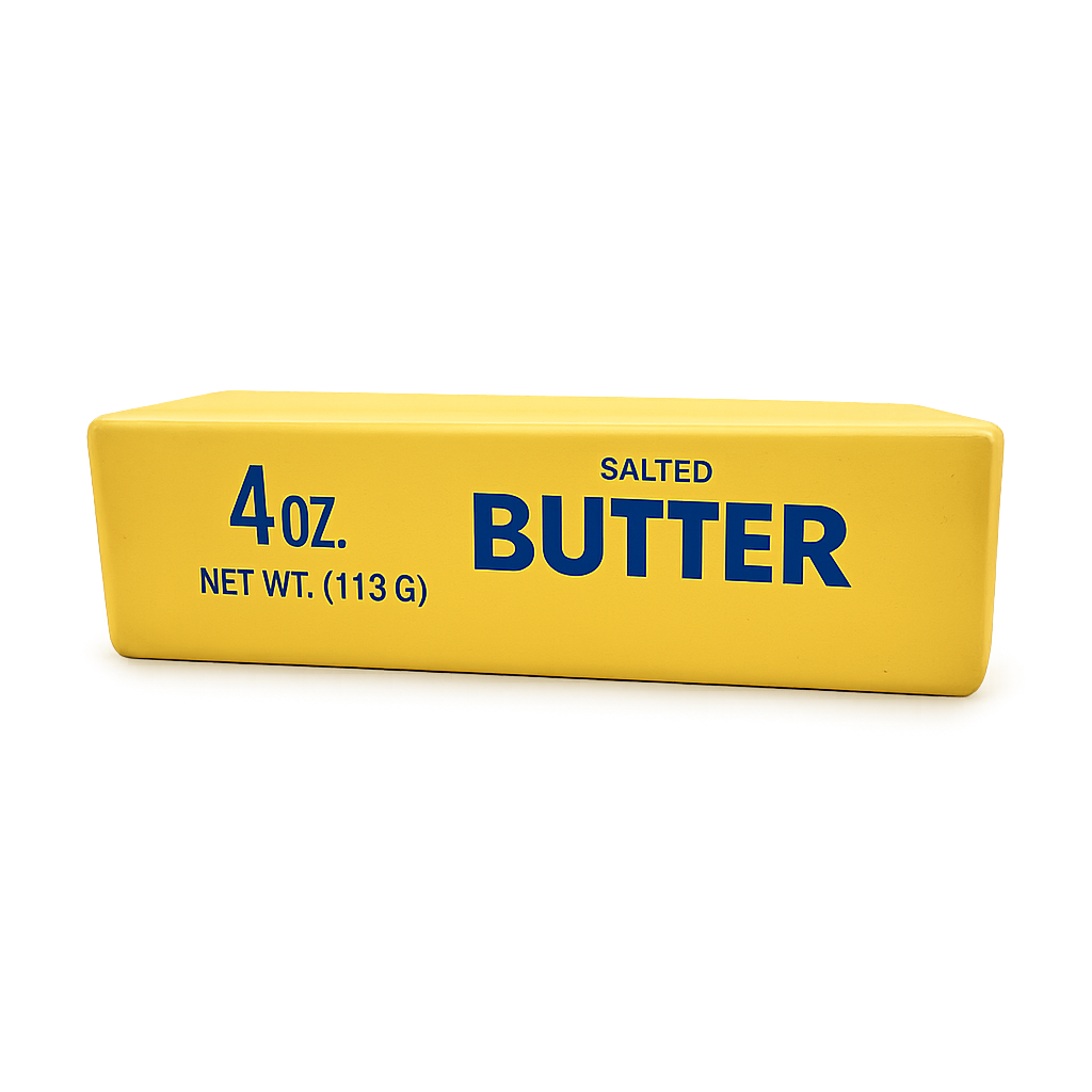 6" Butter Stick Slow Rise Fidget Toy