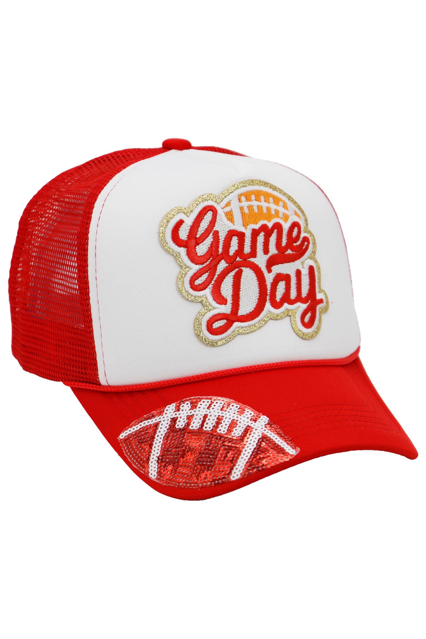 Football Gameday Patch Trucker Hat