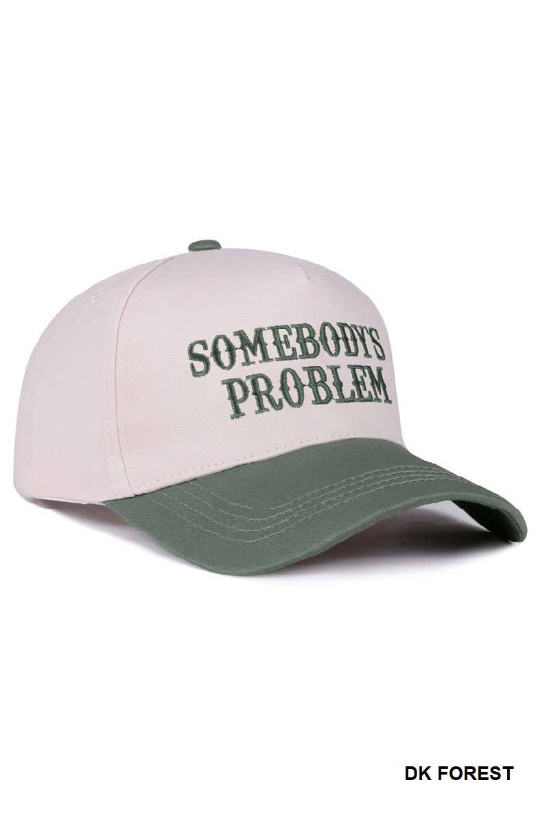 `Two Tone Canvas Cotton Cap: COW-198369 / OS