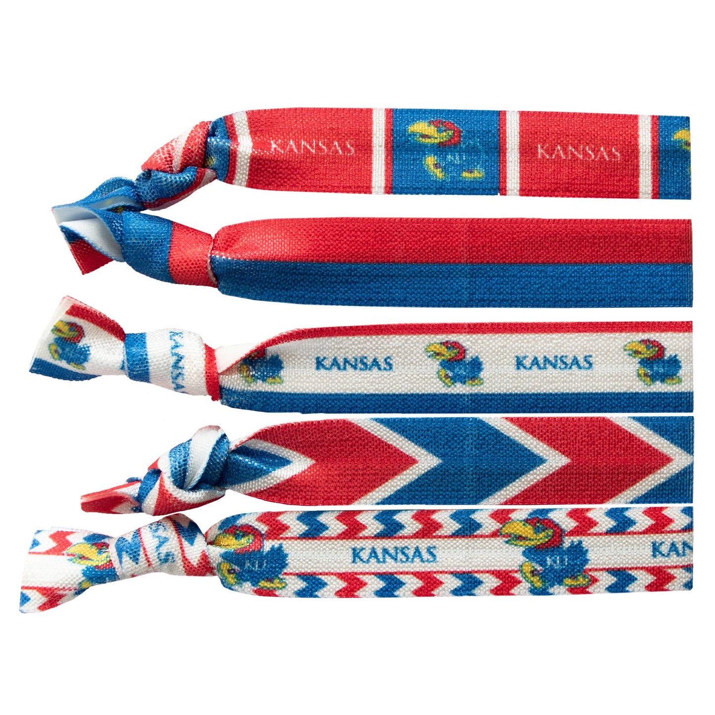 NCAA Kansas Jayhawks Knotted Hair Tie