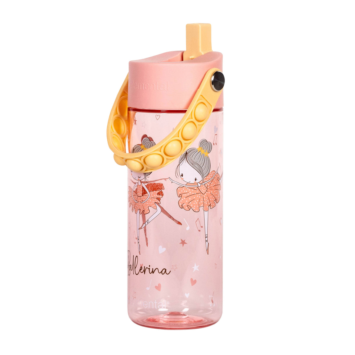Ballerina Fidget Handle Kids 18oz Bottle
