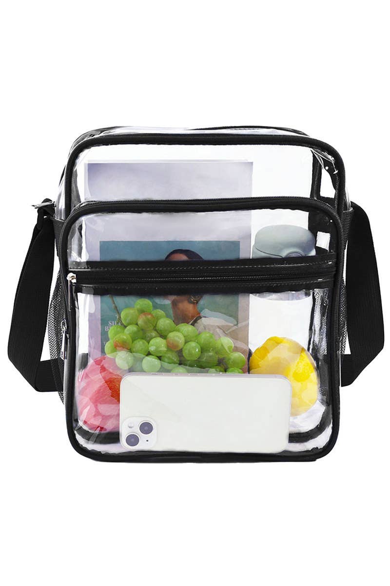 XL Capacity Clear Crossbody Bag
