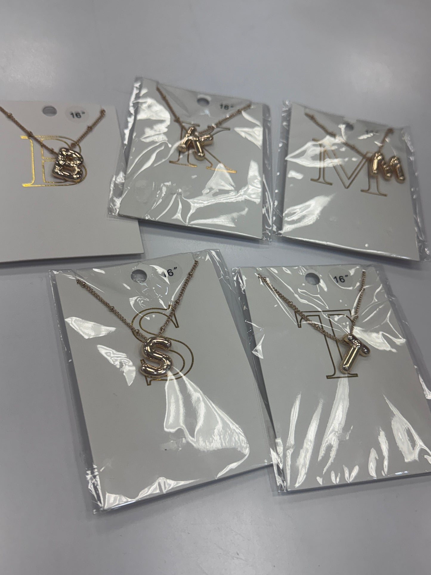 Chunky Letter Necklace