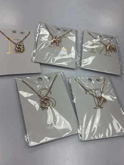 Chunky Letter Necklace