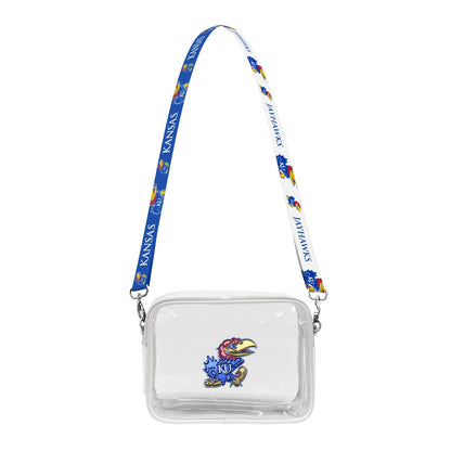 NCAA Kansas Jayhawks Clear Fanny Fan Purse