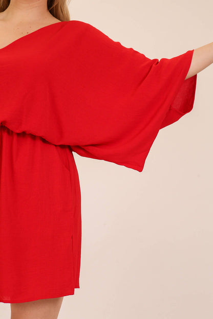 Plus Size Airflow Dolman Sleeve Romper