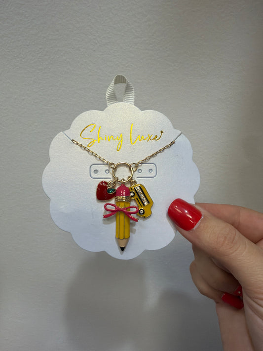 Teacher Charm Necklace