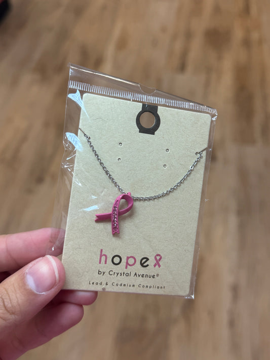 Hope Breast Cancer Necklace