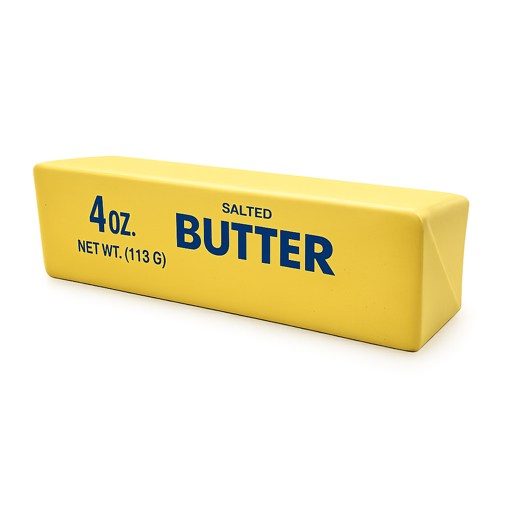 6" Butter Stick Slow Rise Fidget Toy