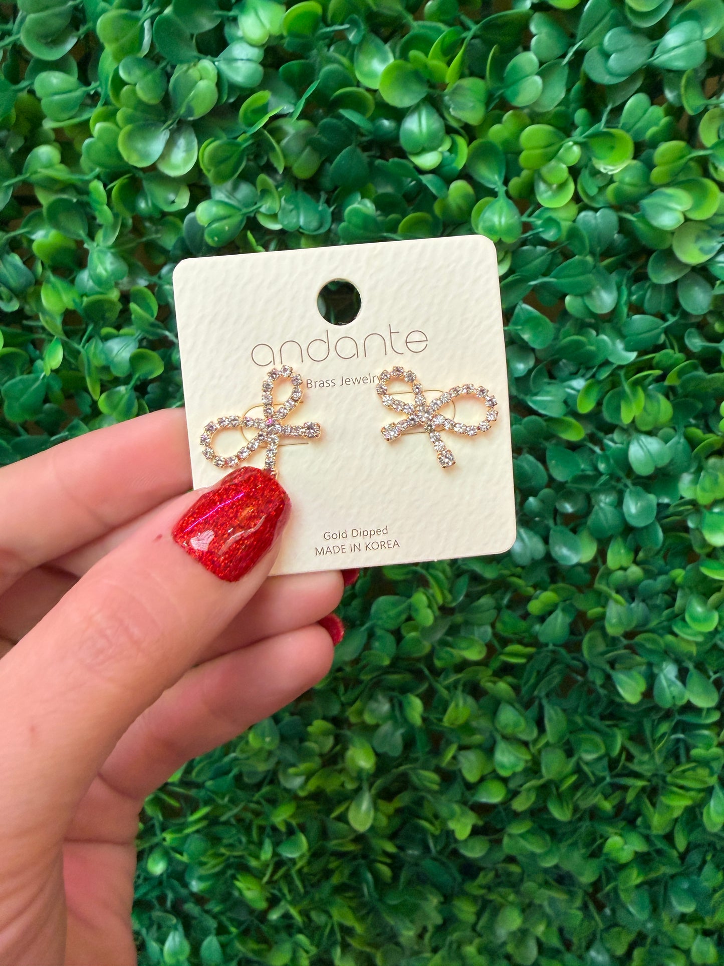 Dainty Bow Stud Earrings