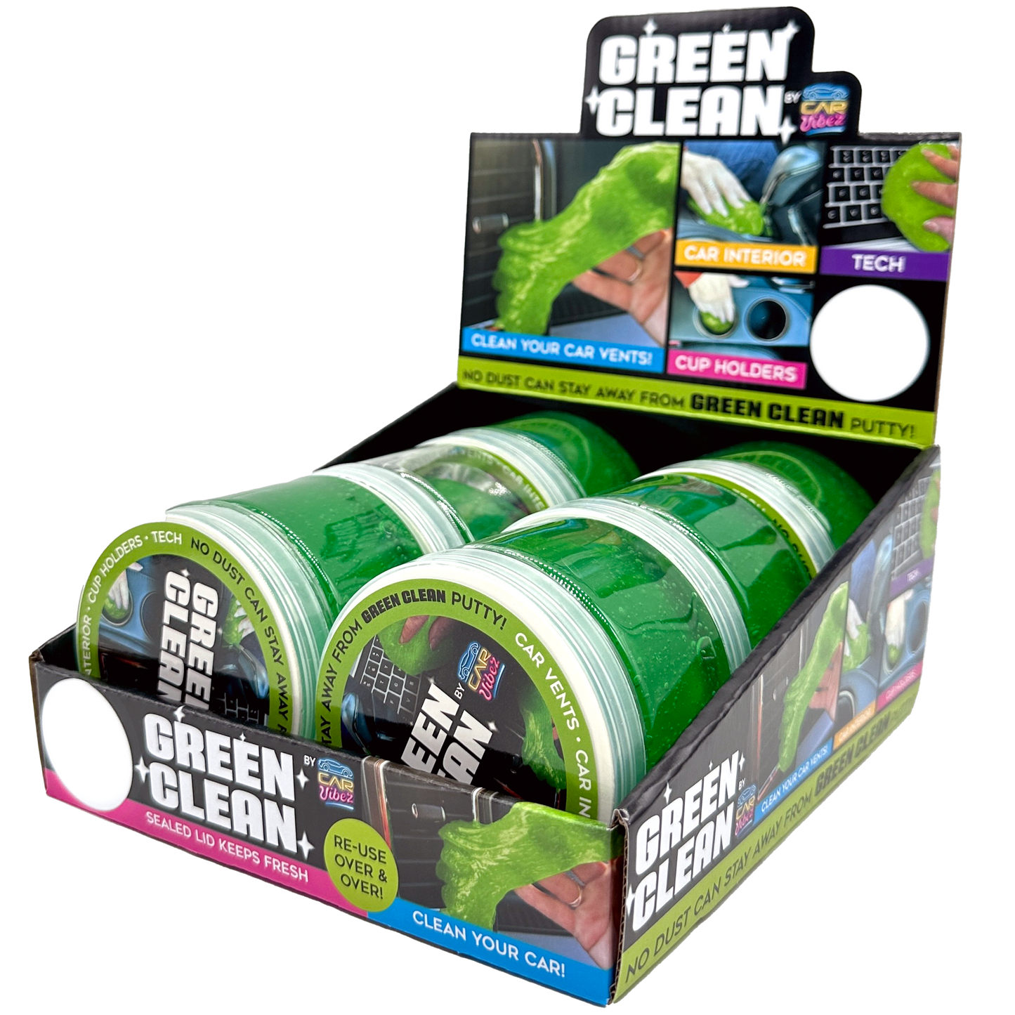 Green Cleaning Car Putty