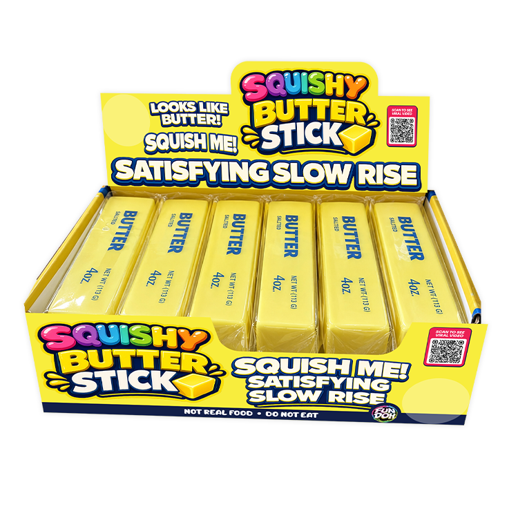6" Butter Stick Slow Rise Fidget Toy