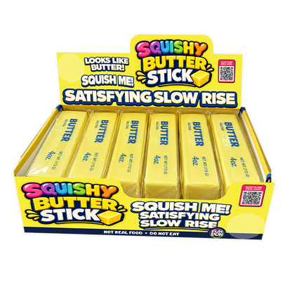 6" Butter Stick Slow Rise Fidget Toy