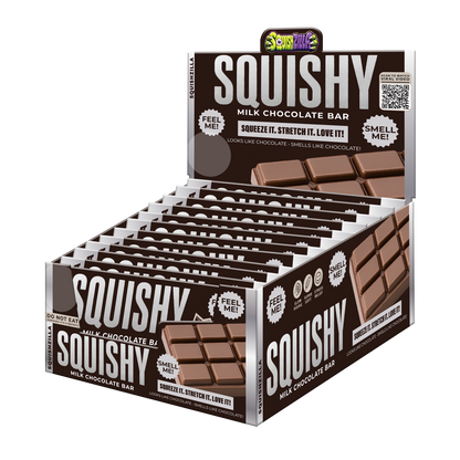Fun Doh Scented Chocolate Bar Slow Rise Squishy - 12/Display: Wholesale Pric