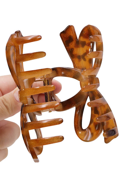 Tortoiseshell Ribbon Hair Clip