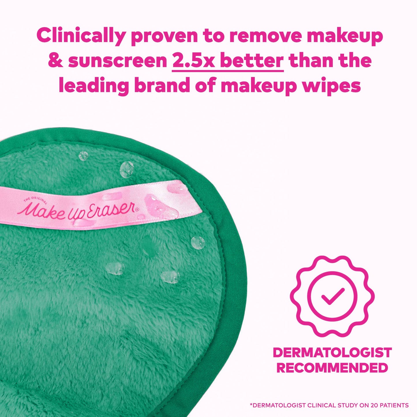 GREEN MINI PRO | 100% Recycled MakeUp Eraser