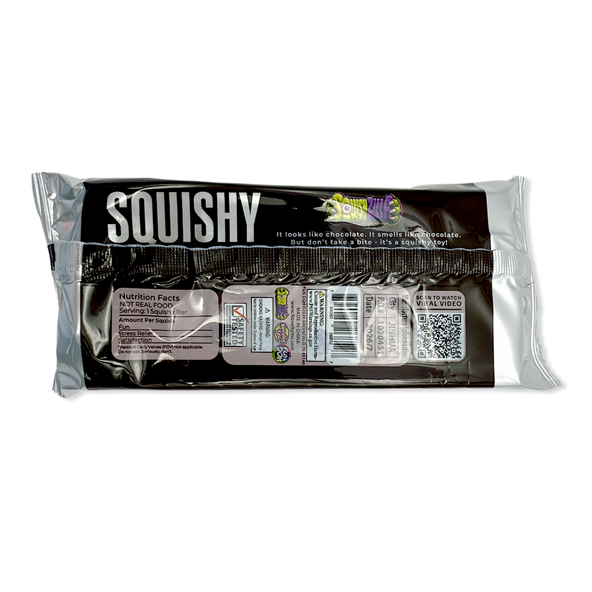 Fun Doh Scented Chocolate Bar Slow Rise Squishy - 12/Display: Wholesale Pric