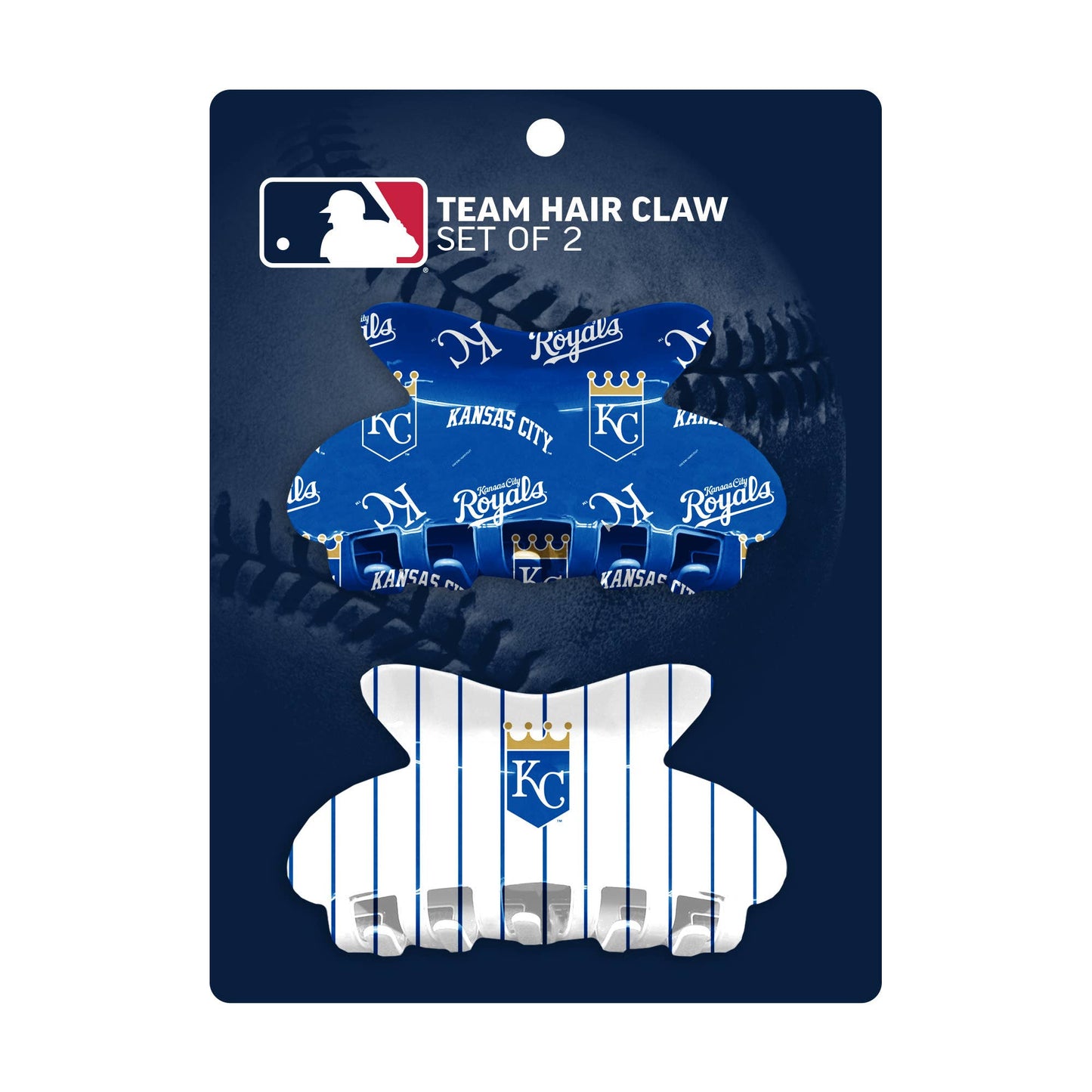 MLB Kansas City Royals Team Hair Claw Set