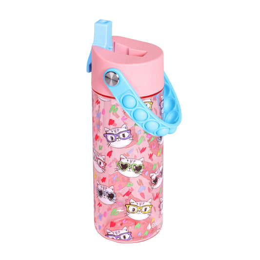 Cat Fidget Handle Kids Bottle 18oz