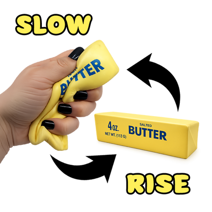 6" Butter Stick Slow Rise Fidget Toy